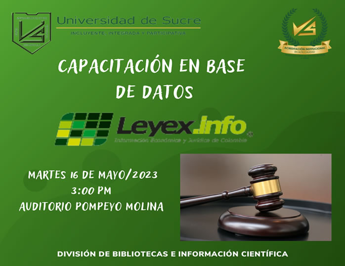 Capacitación en Base de Datos Leyex.Info 25/11/2022