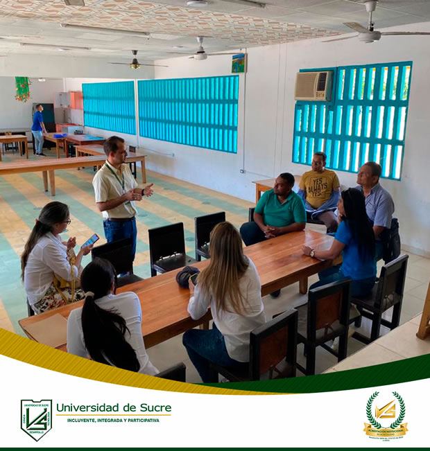 Unisucre lideró visita de inspección a la infraestructura de la Institución Educativa Maria Inmaculada en San Benito Abad